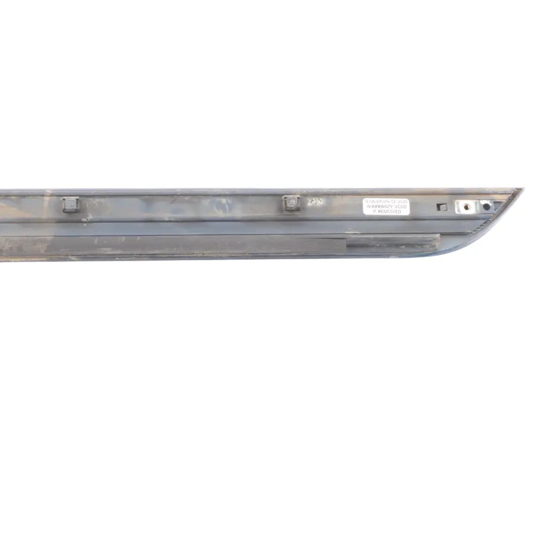 Audi A3 8P Door Trim Moulding Strip Rear Right O/S Scuba Blue Metallic - X5Q - SKU 8P4853970F-SCB - Part number 8P4853970F