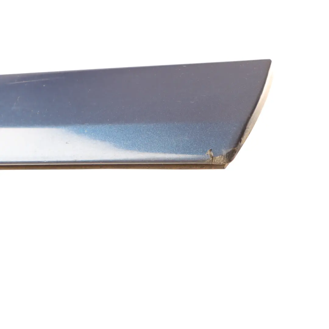 Door Trim Moulding Strip Rear Right O/S Scuba Blue Metallic - X5Q to Audi A3 8P with Part number 8P4853970F Audi A3 8P Door Trim Moulding Strip Rear Right O/S Scuba Blue Metallic - X5Q - SKU 8P4853970F-SCB - Part number 8P4853970F