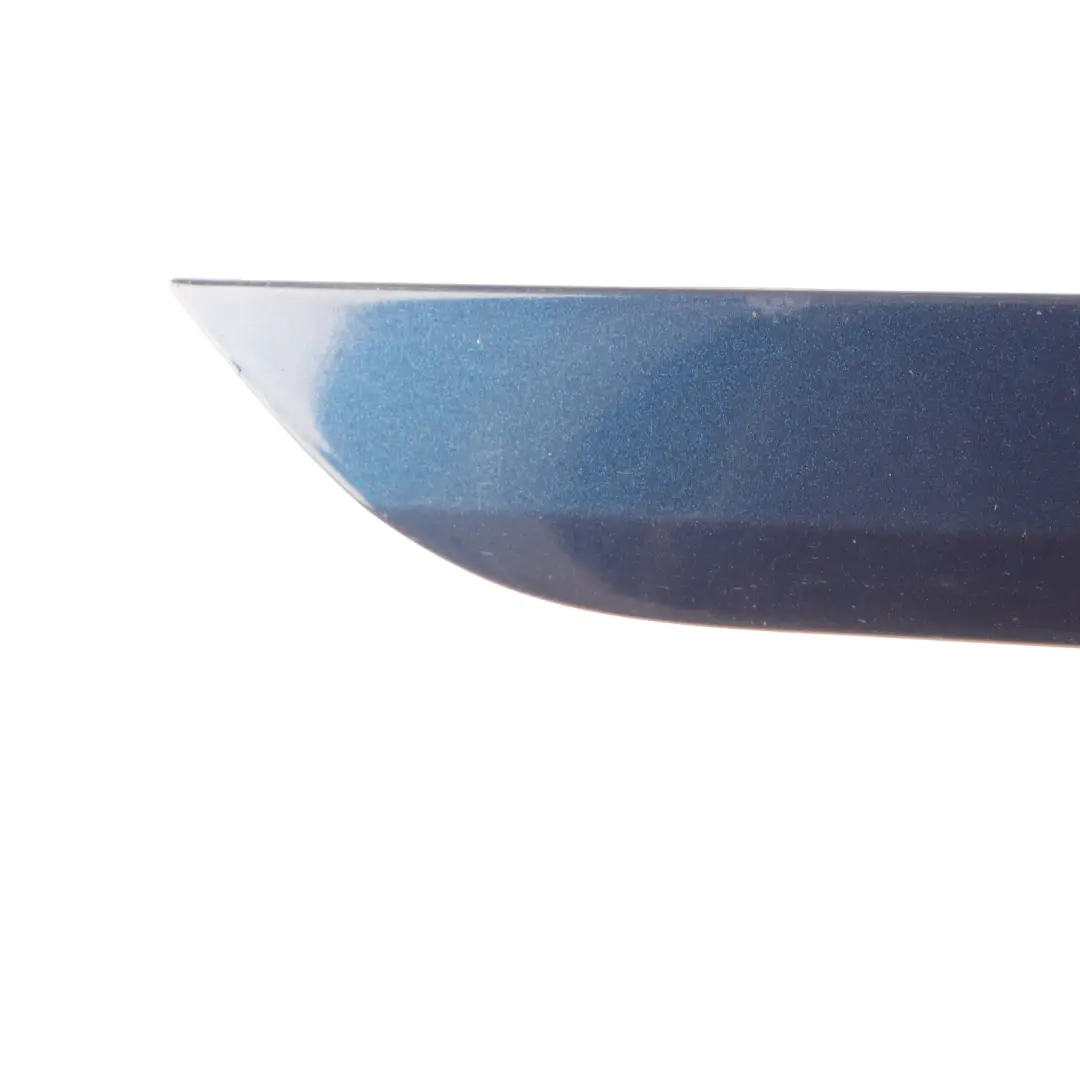 Door Trim Moulding Strip Rear Right O/S Scuba Blue Metallic - X5Q to Audi A3 8P with Part number 8P4853970F Audi A3 8P Door Trim Moulding Strip Rear Right O/S Scuba Blue Metallic - X5Q - SKU 8P4853970F-SCB - Part number 8P4853970F