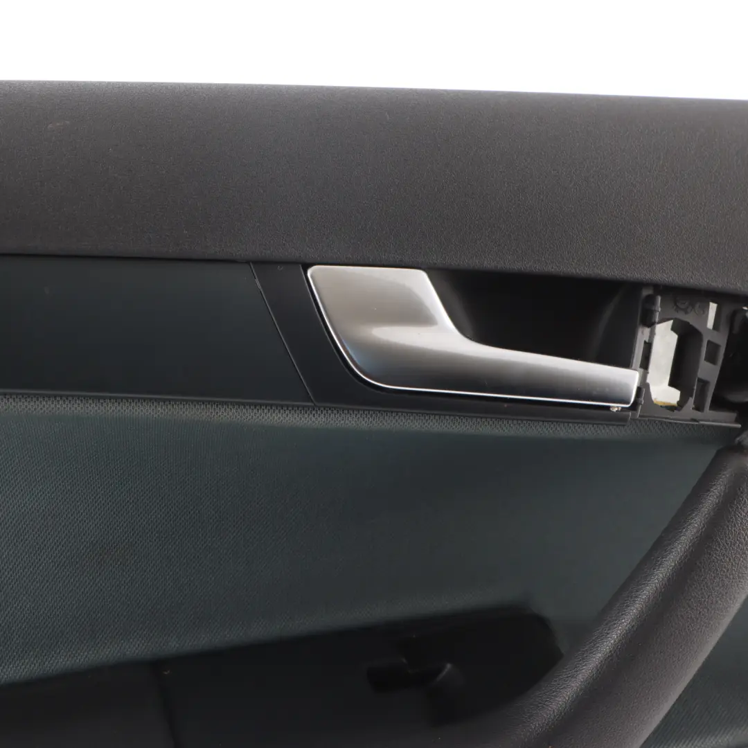 Front Left N/S Door Card Lining Trim Panel Black Leather to Audi A3 8P with Part number 8P4867103L Audi A3 8P Front Left N/S Door Card Lining Trim Panel Black Leather - SKU 8P4867103L - Part number 8P4867103L