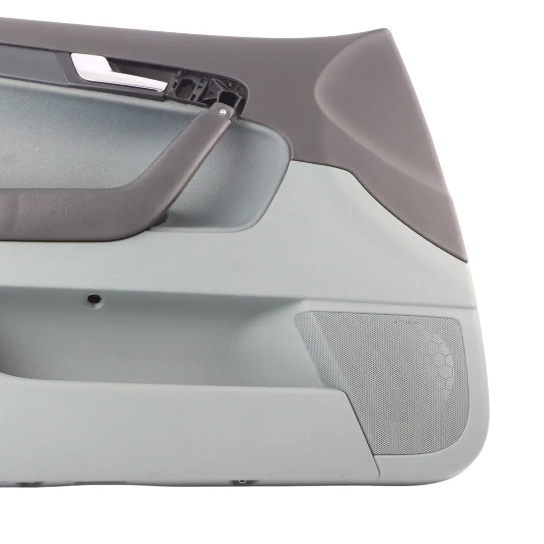 Front Left N/S Door Card Lining Trim Panel Black Leather to Audi A3 8P with Part number 8P4867103L Audi A3 8P Front Left N/S Door Card Lining Trim Panel Black Leather - SKU 8P4867103L - Part number 8P4867103L