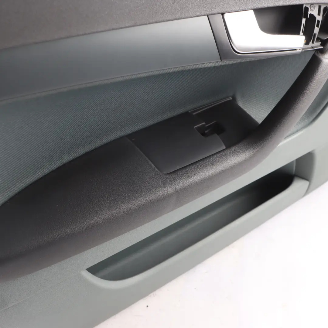 Front Left N/S Door Card Lining Trim Panel Black Leather to Audi A3 8P with Part number 8P4867103L Audi A3 8P Front Left N/S Door Card Lining Trim Panel Black Leather - SKU 8P4867103L - Part number 8P4867103L