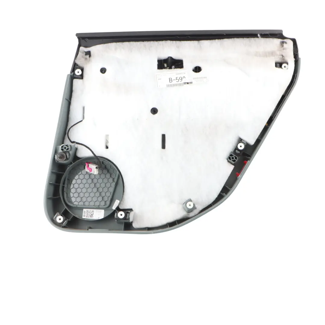 Audi A3 8P Rear Door Card Panel Left N/S Soul Black - SKU 8P4867303P - Part number 8P4867303P