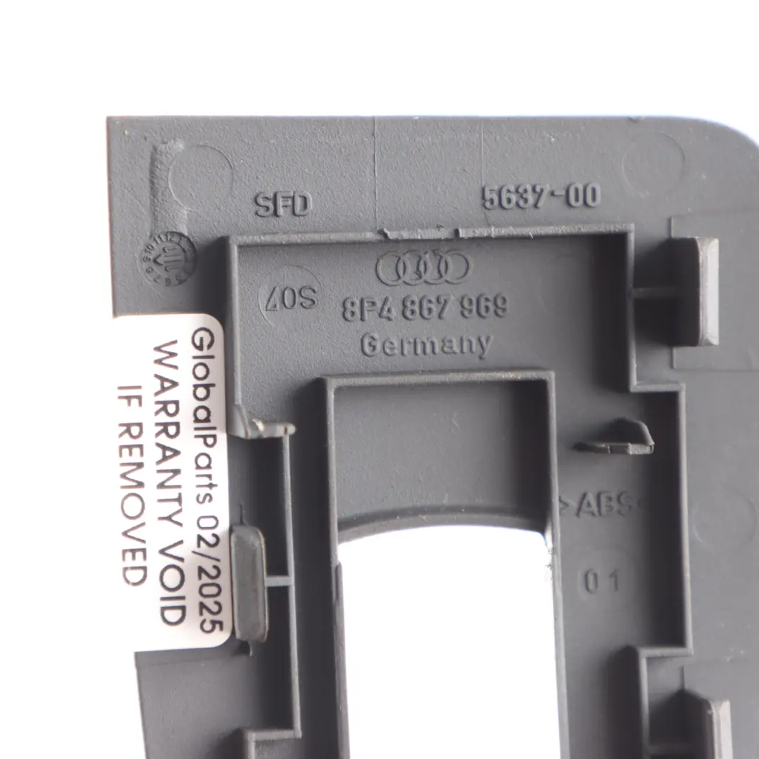 Window Lifter Panel Trim Cover Left Rear N/S to Audi A3 8P with Part number 8P4867969 Audi A3 8P Window Lifter Panel Trim Cover Left Rear N/S - SKU 8P4867969 - Part number 8P4867969