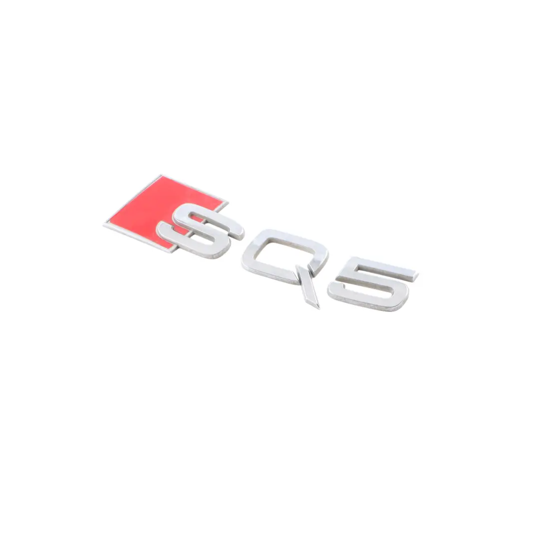 Portellone Posteriore Lettering Badge Emblema SQ5 per Audi SQ5 FY con numero di parte 8R0853735 Audi SQ5 FY Portellone Posteriore Lettering Badge Emblema SQ5 - SKU 8R0853735 - Numero di parte 8R0853735