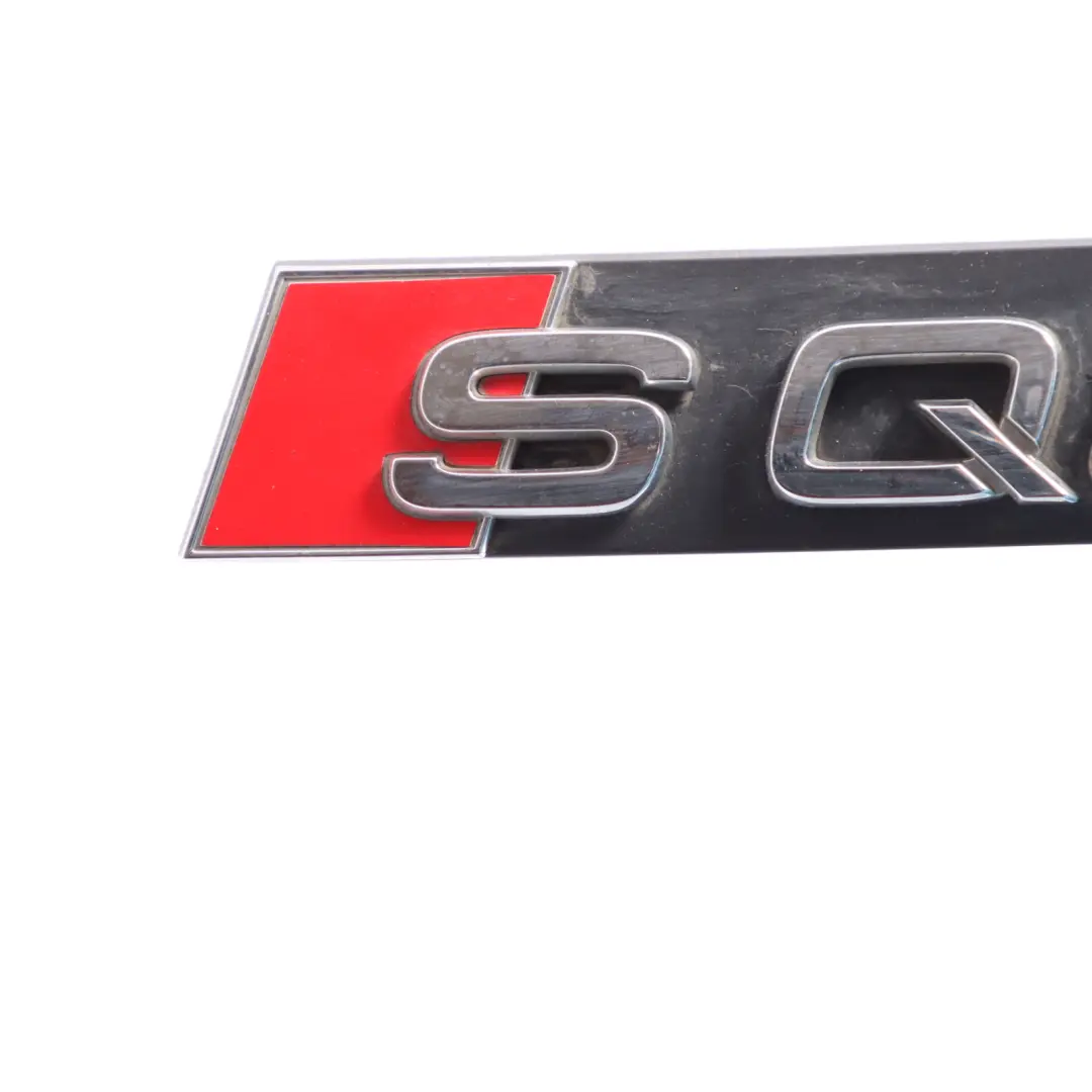 Front Bumper Grille Emblem SQ5 Logo to Audi SQ5 with Part number 8R0853737B Audi SQ5 Front Bumper Grille Emblem SQ5 Logo - SKU 8R0853737B - Part number 8R0853737B