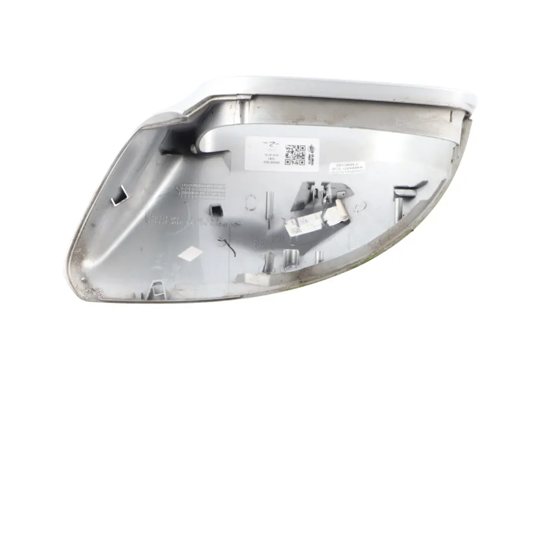 Front Mirror Wing Door Cover Cap Right O/S Ice Silver Metallic - X7W to Audi Q7 4L with Part number 8R0857528 Audi Q7 4L Front Mirror Wing Door Cover Cap Right O/S Ice Silver Metallic - X7W - SKU 8R0857528-ICS1 - Part number 8R0857528