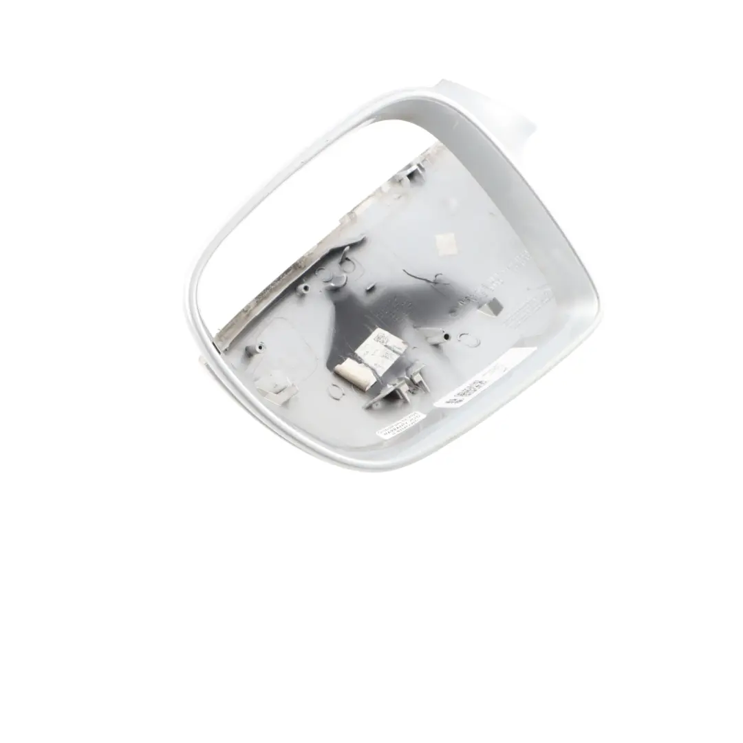 Front Mirror Wing Door Cover Cap Right O/S Ice Silver Metallic - X7W to Audi Q7 4L with Part number 8R0857528 Audi Q7 4L Front Mirror Wing Door Cover Cap Right O/S Ice Silver Metallic - X7W - SKU 8R0857528-ICS1 - Part number 8R0857528