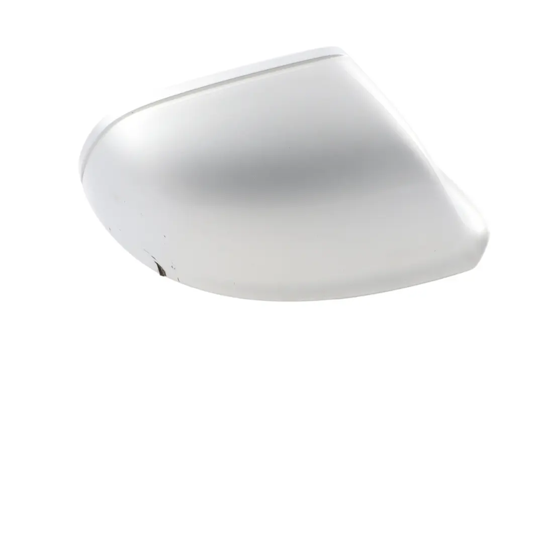 Audi Q7 4L Front Mirror Wing Door Cover Cap Right O/S Ice Silver Metallic - X7W - SKU 8R0857528-ICS1 - Part number 8R0857528