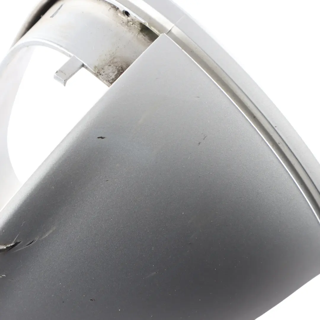 Front Mirror Wing Door Cover Cap Right O/S Ice Silver Metallic - X7W to Audi Q7 4L with Part number 8R0857528 Audi Q7 4L Front Mirror Wing Door Cover Cap Right O/S Ice Silver Metallic - X7W - SKU 8R0857528-ICS1 - Part number 8R0857528