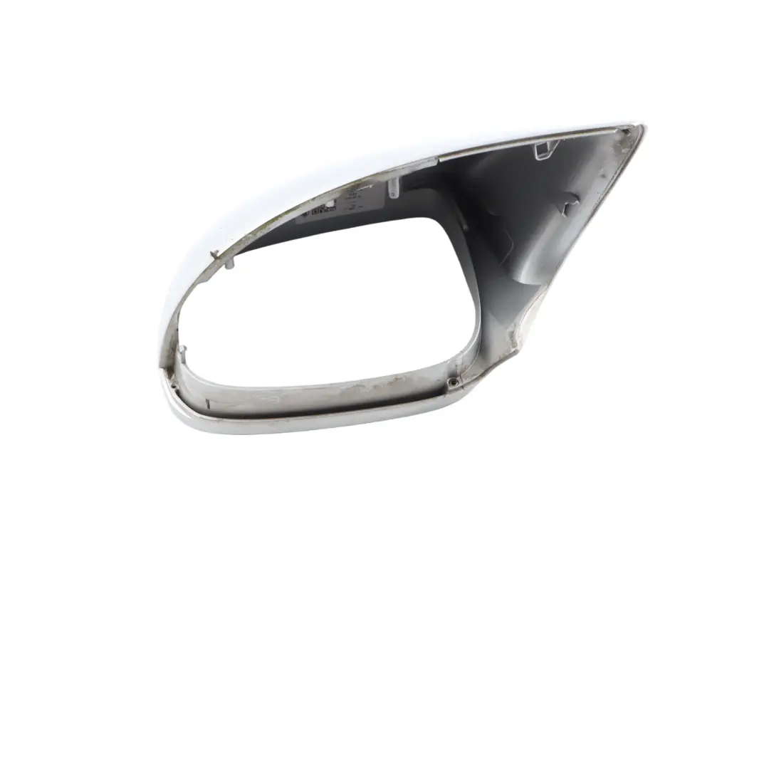 Front Mirror Wing Door Cover Cap Right O/S Ice Silver Metallic - X7W to Audi Q7 4L with Part number 8R0857528 Audi Q7 4L Front Mirror Wing Door Cover Cap Right O/S Ice Silver Metallic - X7W - SKU 8R0857528-ICS1 - Part number 8R0857528