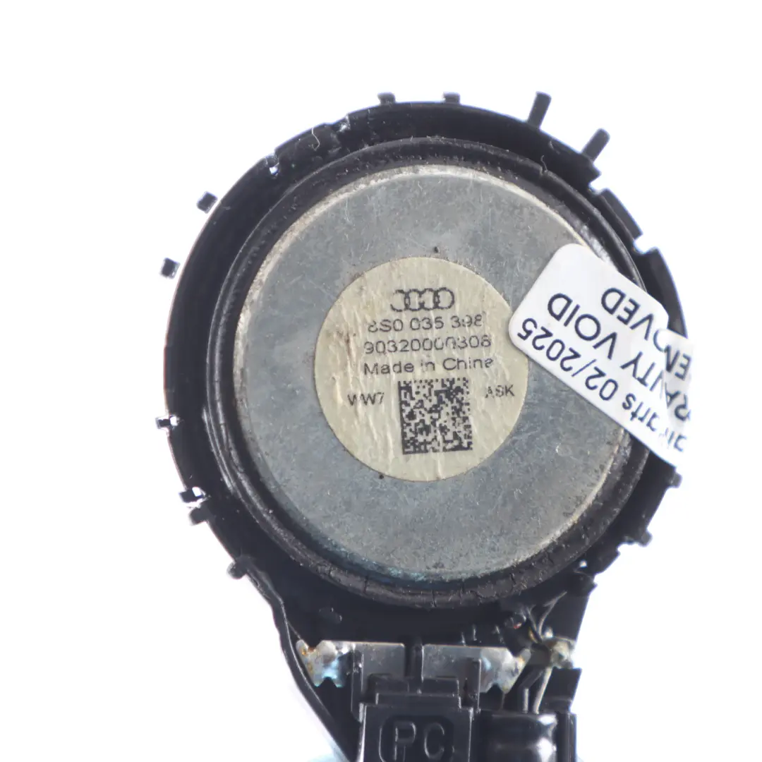 Audi TT FV Haut Parleur Tweeter Tableau Bord Avant Aigu Gauche Droite - SKU 8S0035398 - Numéro de pièce 8S0035398