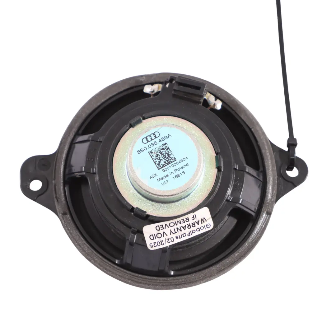 Centre Dashboard Speaker to Audi TT FV with Part number 8S0035453A Audi TT FV Centre Dashboard Speaker - SKU 8S0035453A - Part number 8S0035453A