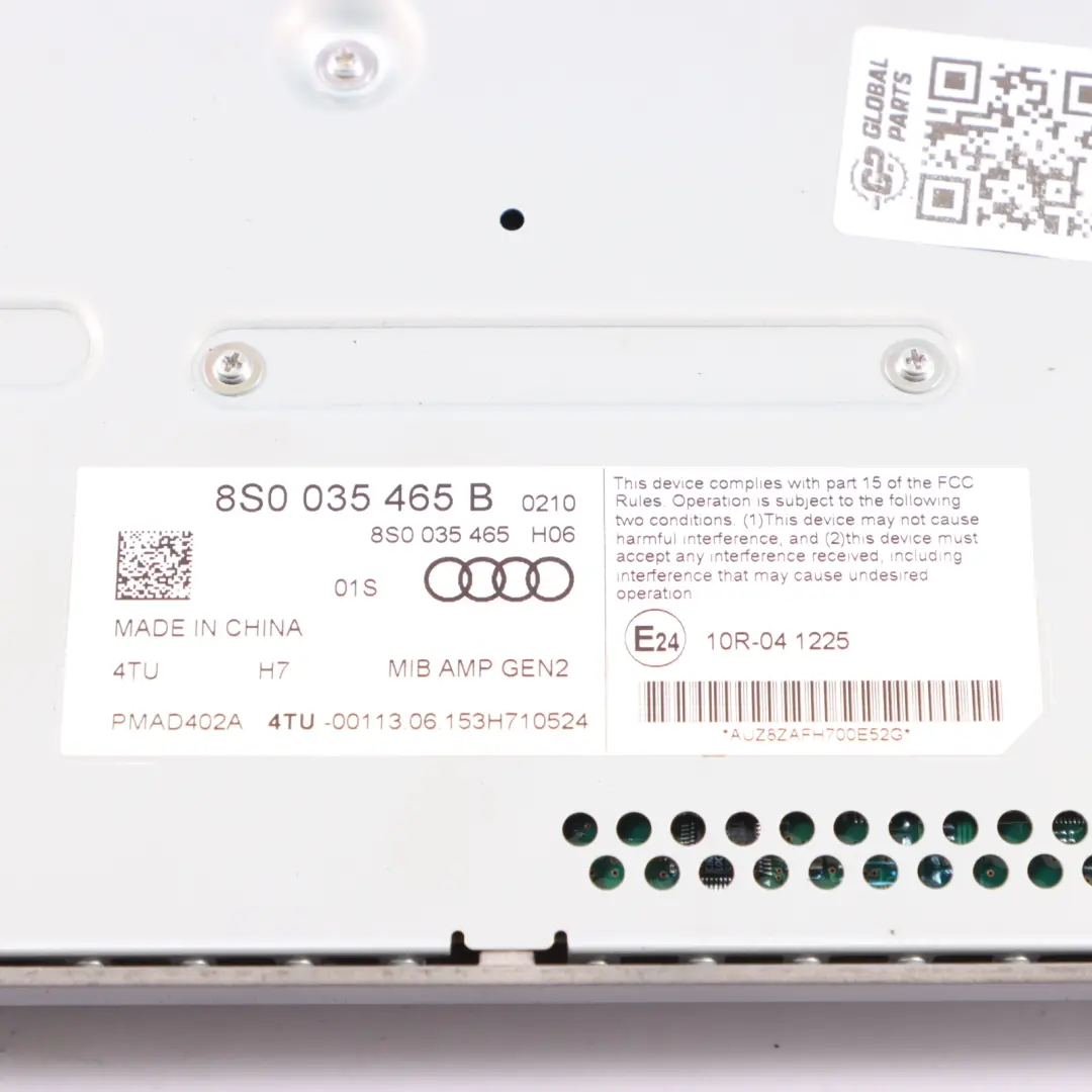 Audi TT FV Stereo Radio Sound System Speaker Amp Amplifier - SKU 8S0035465B - Part number 8S0035465B