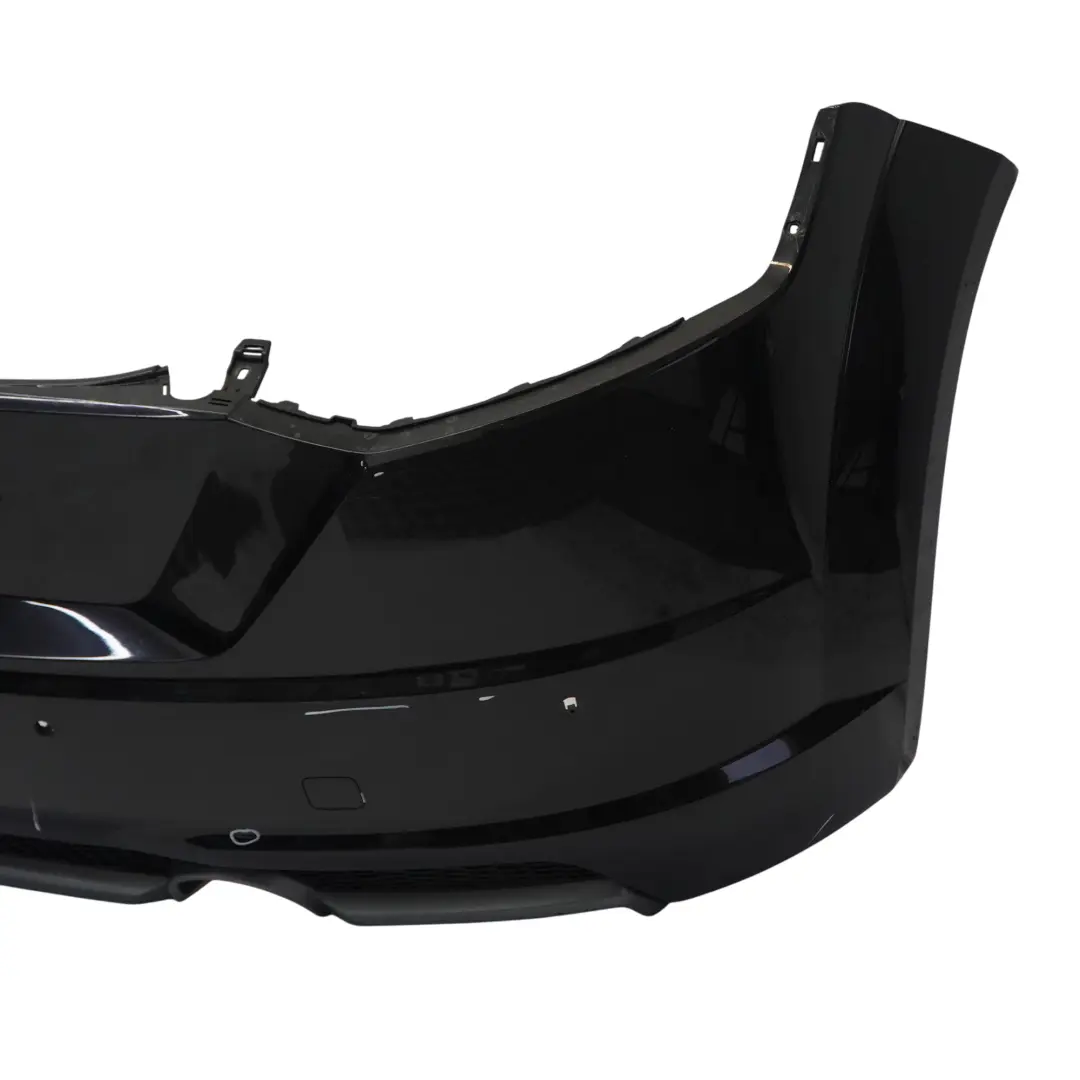 Audi TT FV Rear Bumper Trim Panel Covering Mythical Black Metallic - Y9T - SKU 8S0807067D-MYB - Part number 8S0807067D