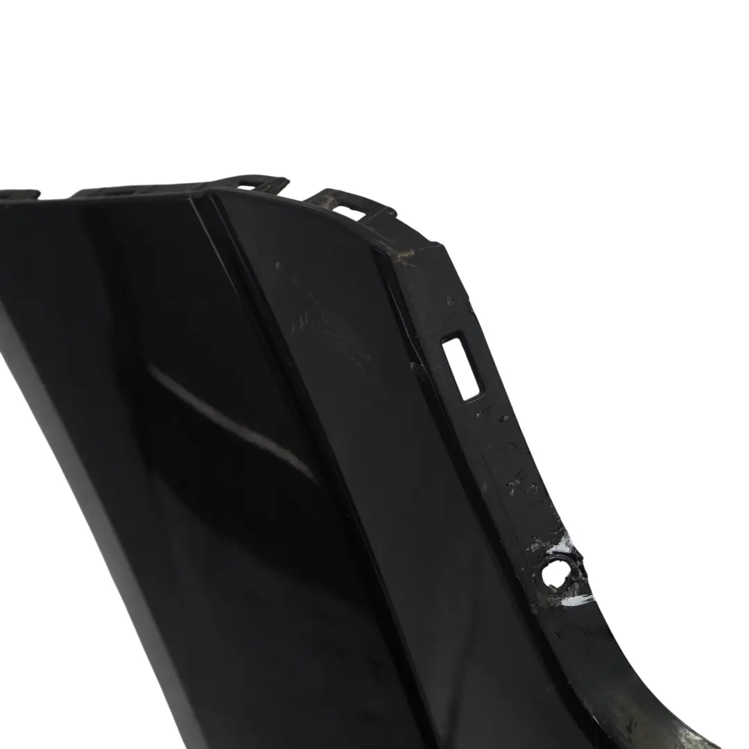 Bumper Trim Panel Covering Mythical Black Metallic - Y9T to Audi TT FV Rear with Part number 8S0807067D Audi TT FV Rear Bumper Trim Panel Covering Mythical Black Metallic - Y9T - SKU 8S0807067D-MYB - Part number 8S0807067D