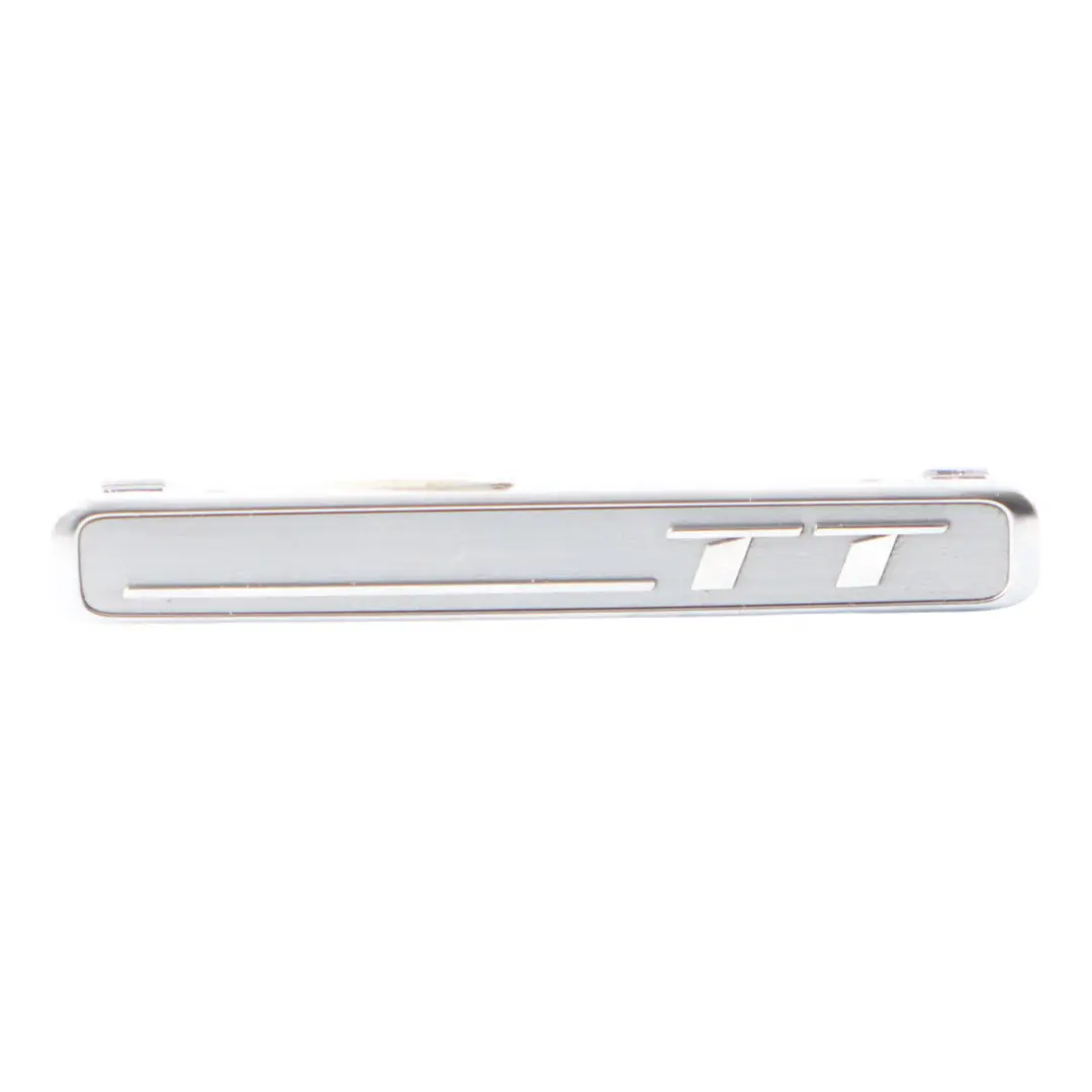 Front Dashboard Cover Emblem Label Badge Trim Chrome to Audi TT FV with Part number 8S0853191 Audi TT FV Front Dashboard Cover Emblem Label Badge Trim Chrome - SKU 8S0853191 - Part number 8S0853191