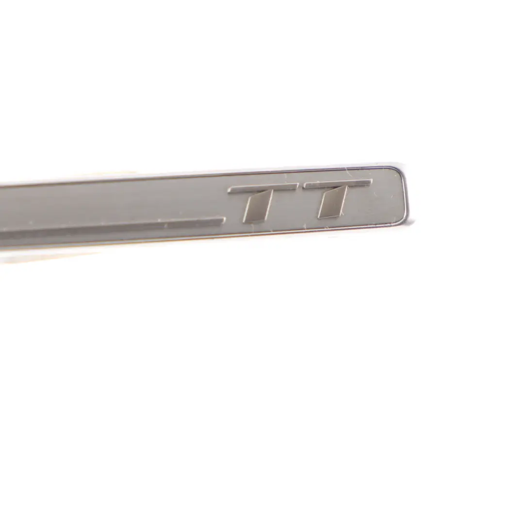Front Dashboard Cover Emblem Label Badge Trim Chrome to Audi TT FV with Part number 8S0853191 Audi TT FV Front Dashboard Cover Emblem Label Badge Trim Chrome - SKU 8S0853191 - Part number 8S0853191