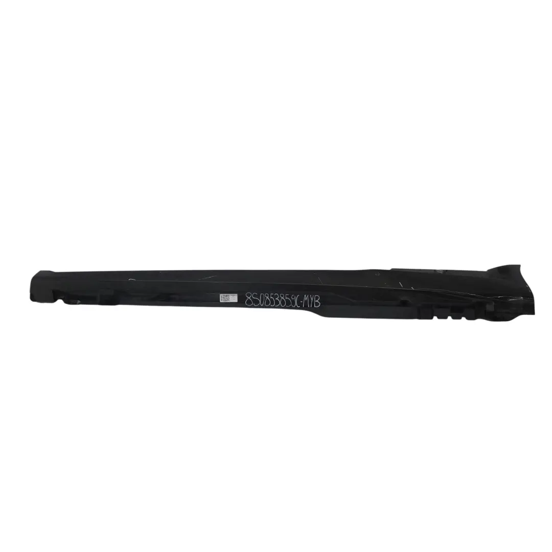 Audi TT FV Side Skirt Left N/S Door Sill Cover Panel Mythical Black - Y9T - SKU 8S0853859C-MYB - Part number 8S0853859C