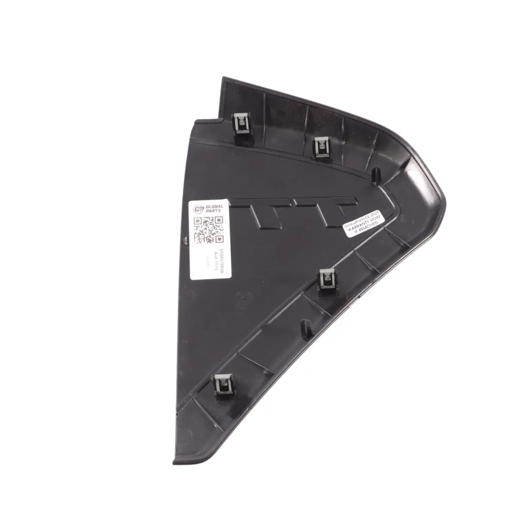Audi TT FV Couvercle tableau garniture tableau bord embout noir droit - SKU 8S0857086B - Numéro de pièce 8S0857086B