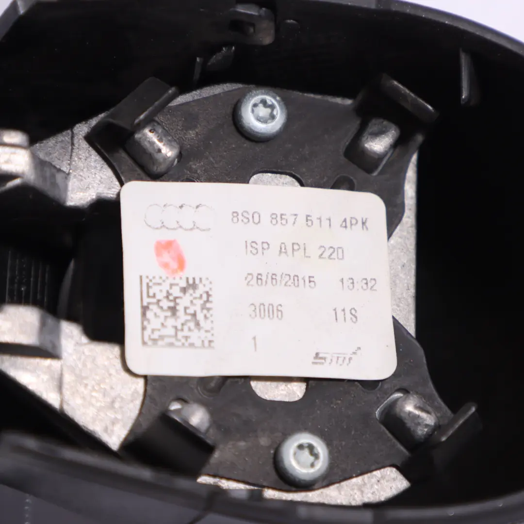 Rétroviseur intérieur noir pour Audi TT FV à propos du numéro de pièce 8S0857511 Audi TT FV Rétroviseur intérieur noir - SKU 8S0857511-2 - Numéro de pièce 8S0857511