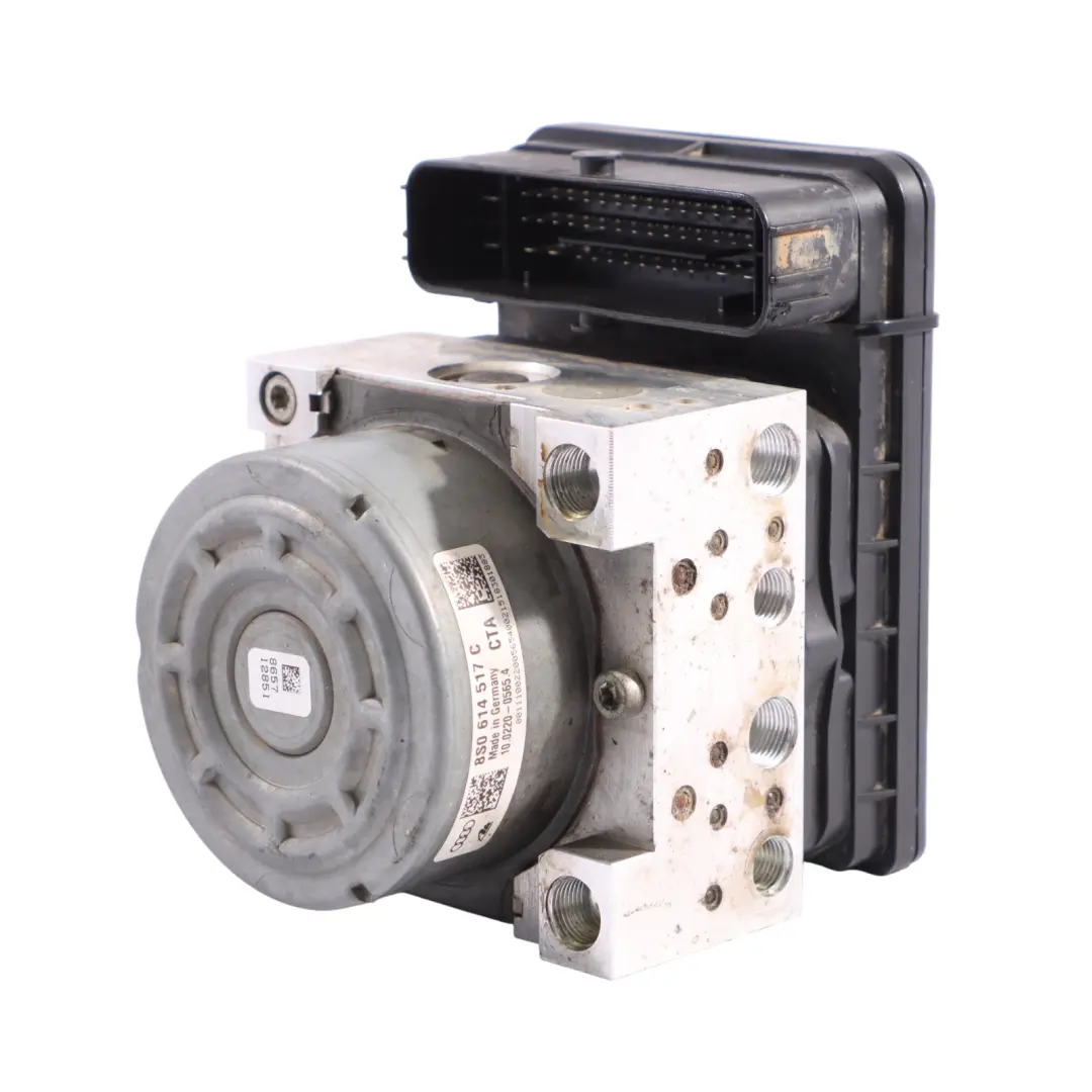 Hydraulic ABS Pump Modulator to Audi TT FV with Part number 8S0907379 Audi TT FV Hydraulic ABS Pump Modulator - SKU 8S0614517C - Part number 8S0907379