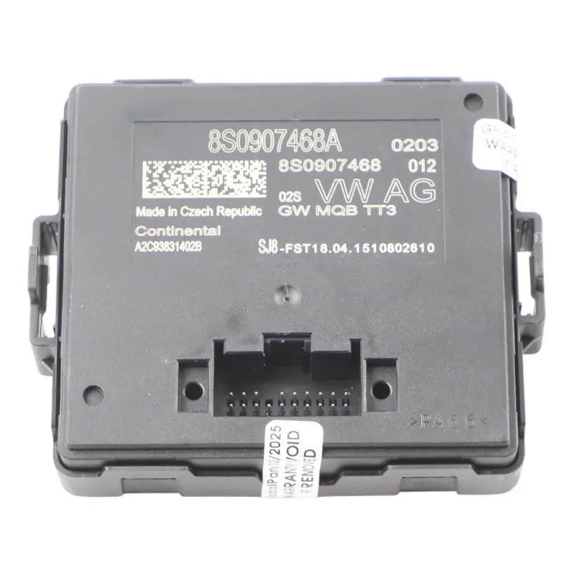 Gateway Control Module Unit ECU to Audi TT FV with Part number 8S0907468A Audi TT FV Gateway Control Module Unit ECU - SKU 8S0907468A - Part number 8S0907468A