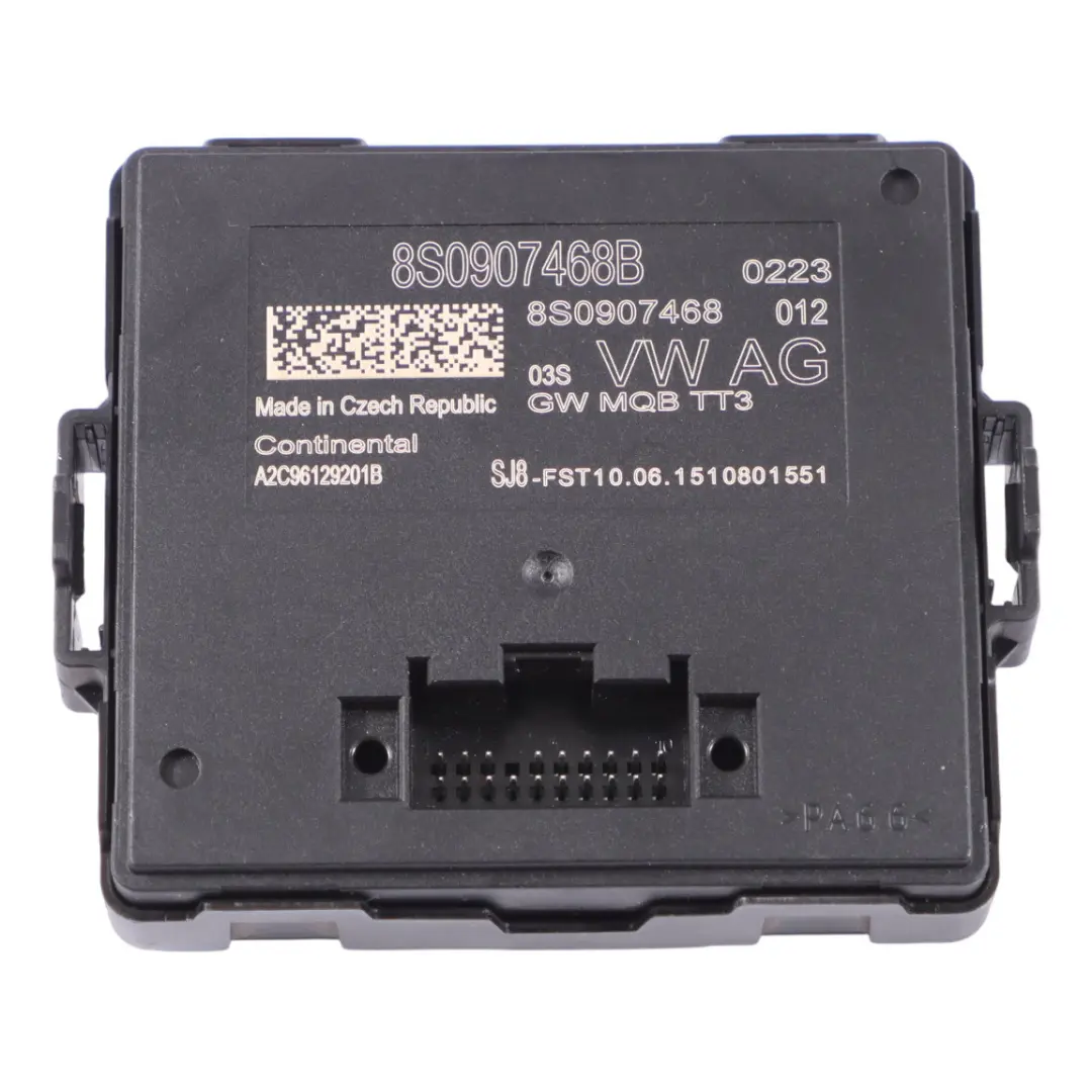 Audi TT FV Central Gateway Control Unit Module ECU - SKU 8S0907468B - Part number 8S0907468B