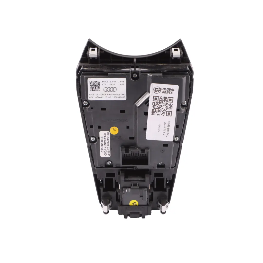 Panel táctil multimedia control freno mano radio Audi Q5 FY - SKU 8S0919614L - Número de pieza 8S0919614L