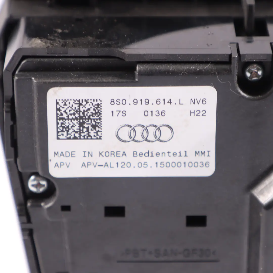 Audi TT FV Steuerung Multimedia Touchpad Hand Bremse Radio Schalter - SKU 8S0919614L - Teilenummer 8S0919614L
