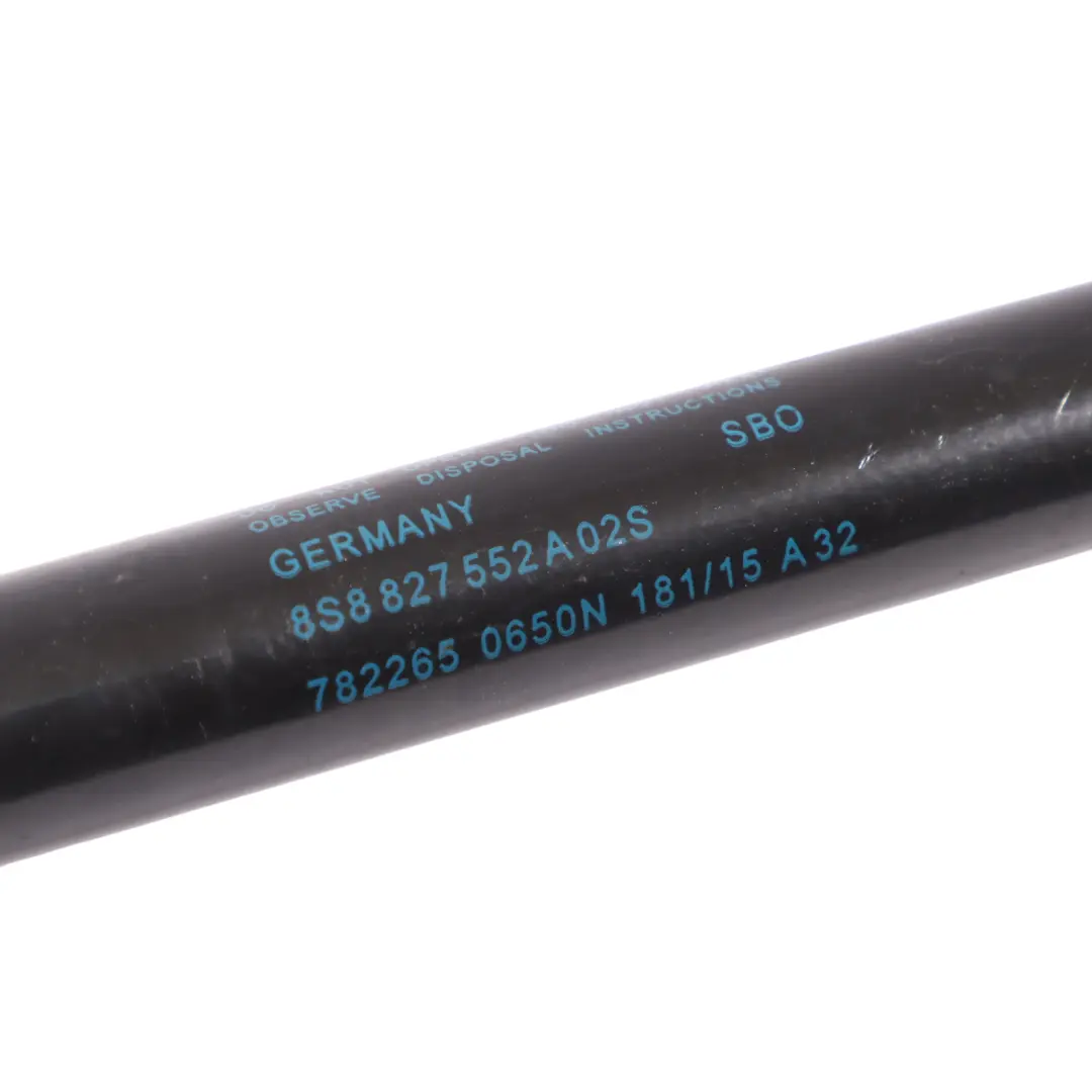 Boot Gas Strut Lifter Left Right N/O/S Set to Audi TT FV Rear Tailgate with Part number 8S8827552A Audi TT FV Rear Tailgate Boot Gas Strut Lifter Left Right N/O/S Set - SKU 8S8827552A - Part number 8S8827552A