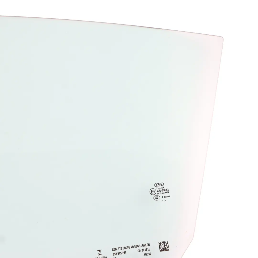 Audi TT 8S FV Vordertürfensterglas Grünverglasung AS2 Links - SKU 8S8845201 - Teilenummer 8S8845201