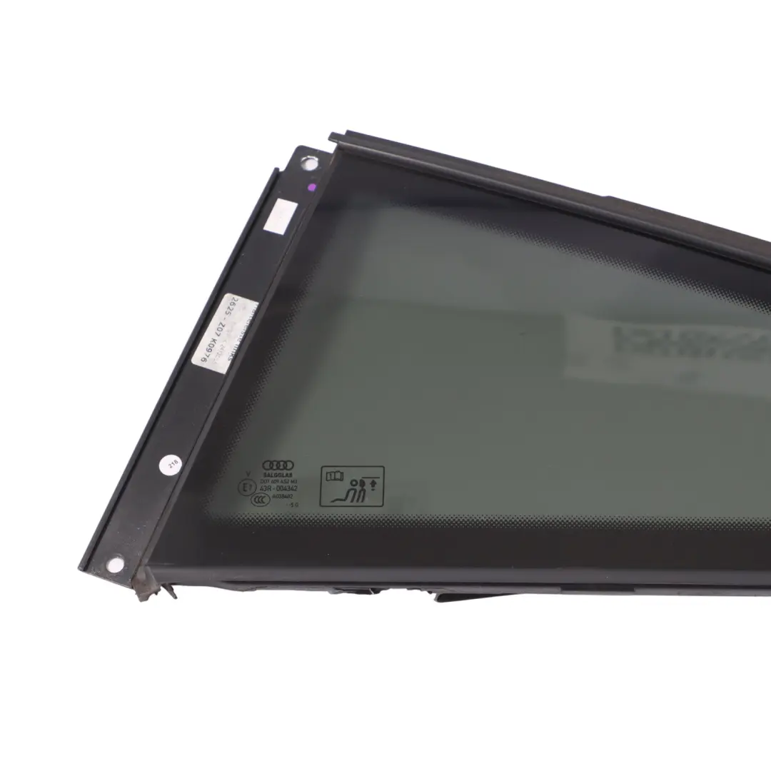  Cristal de ventana lateral del Audi TT FV Coupé AS2 trasero izquierdo - SKU 8S8845299A - Número de pieza 8S8845299A