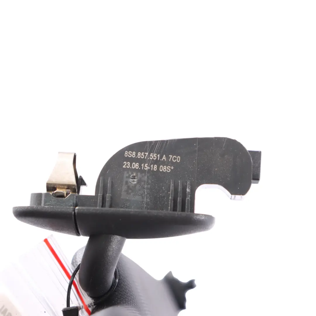 Audi TT FV Cubierta parasol para retrovisor izquierdo color negro - SKU 8S8857551A - Número de pieza 8S8857551A