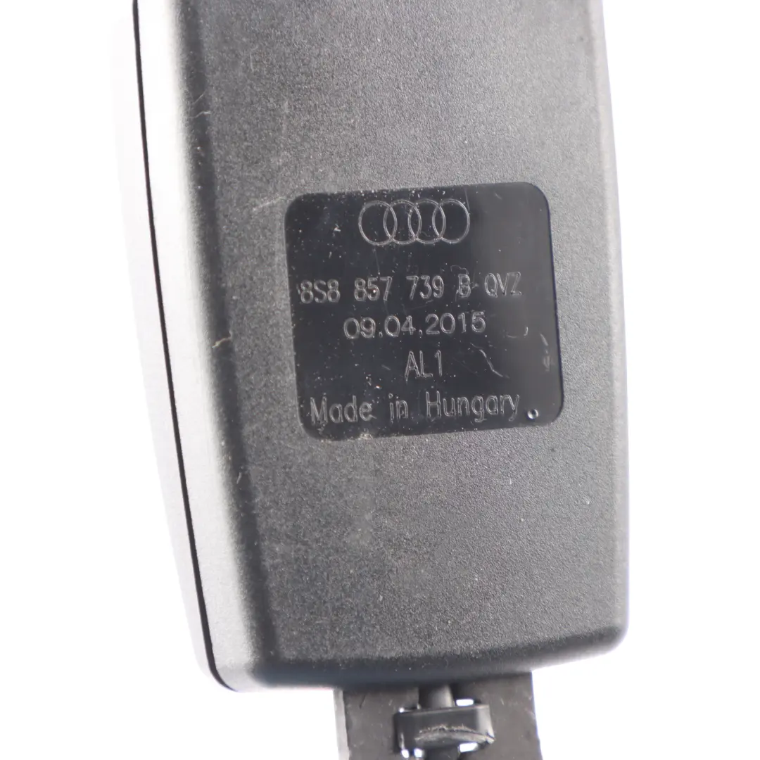 Belt Seatbelt Buckle Latch Catch Left N/S to Audi TT FV Rear Seat with Part number 8S8857739B Audi TT FV Rear Seat Belt Seatbelt Buckle Latch Catch Left N/S - SKU 8S8857739B - Part number 8S8857739B