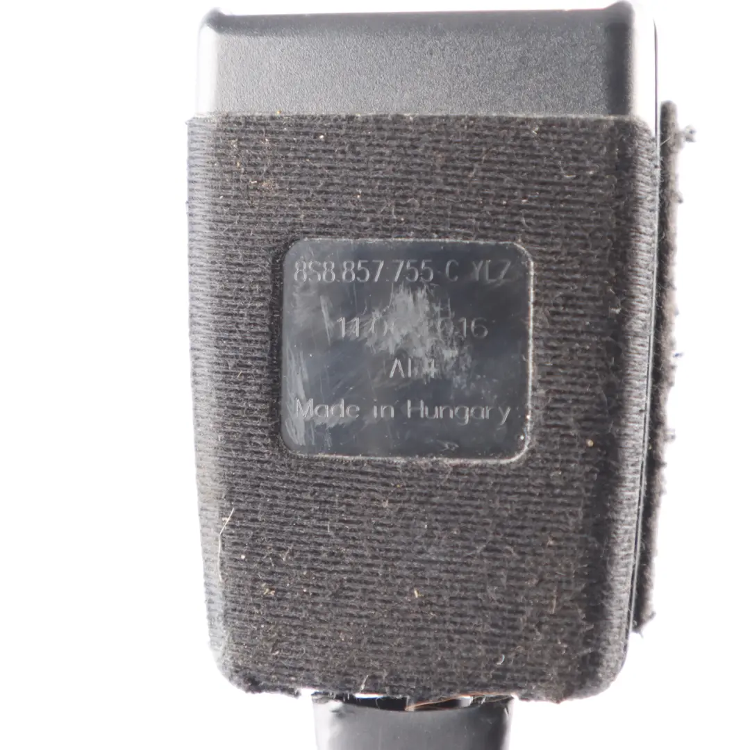 Hebilla Cinturón De Seguridad Delantero Izquierdo Derecho para Audi TT FV con número de pieza 8S8857755C Audi TT FV Hebilla Cinturón De Seguridad Delantero Izquierdo Derecho - SKU 8S8857755C - Número de pieza 8S8857755C