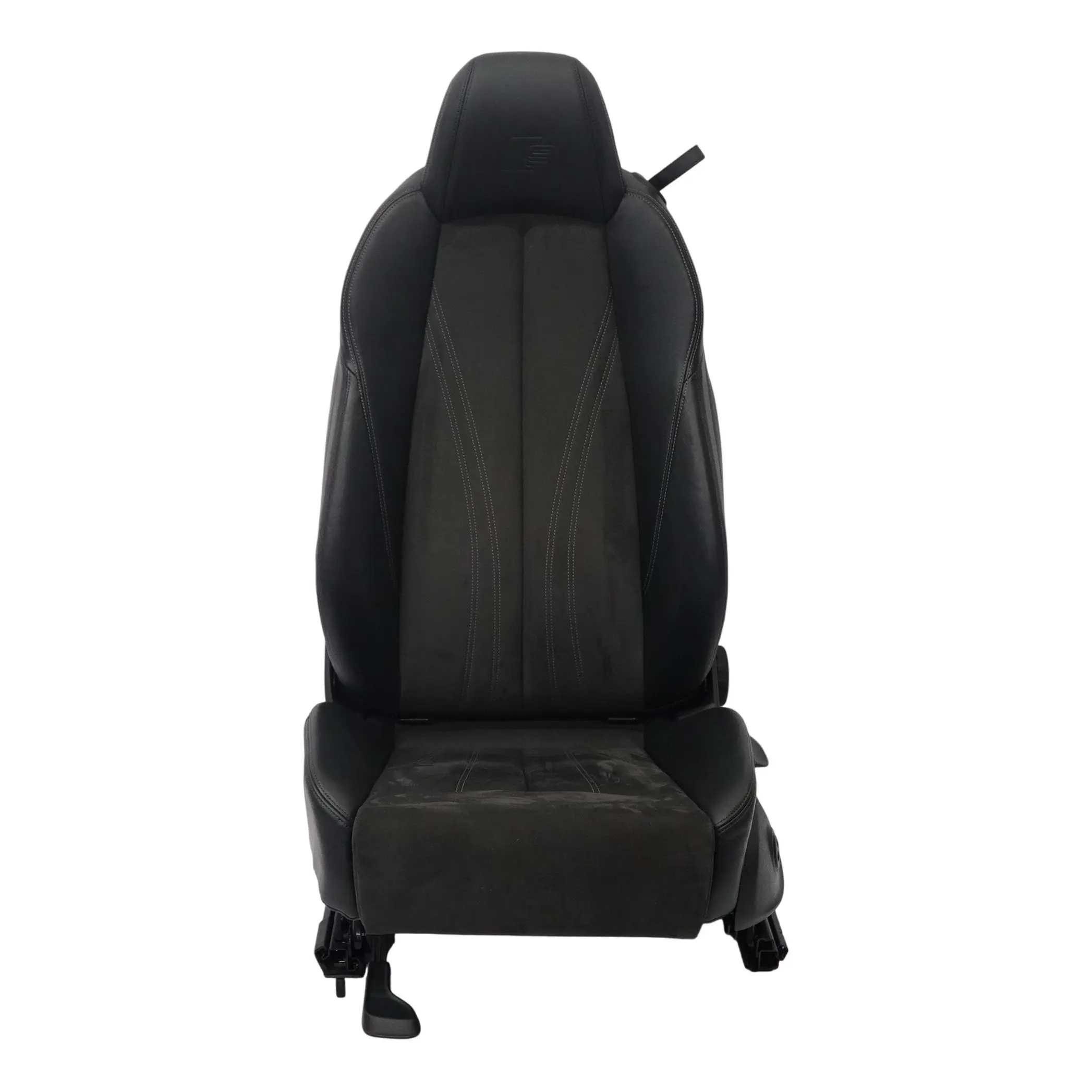 Audi TT 8S Coupe Sport Sedile Anteriore Sinistro Pelle Alcantara Nero Grigio