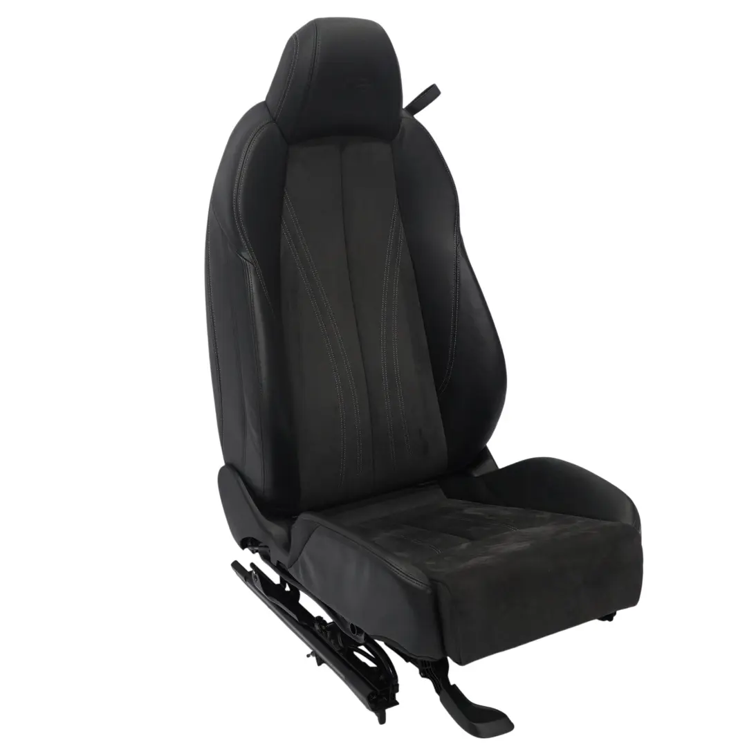 Audi TT 8S Coupe Fotel Sport Przedni Lewy S-Line Skóra Alcantara Czarny - SKU 8S8881805AB-1 - Numer Części 8S8881805AB
