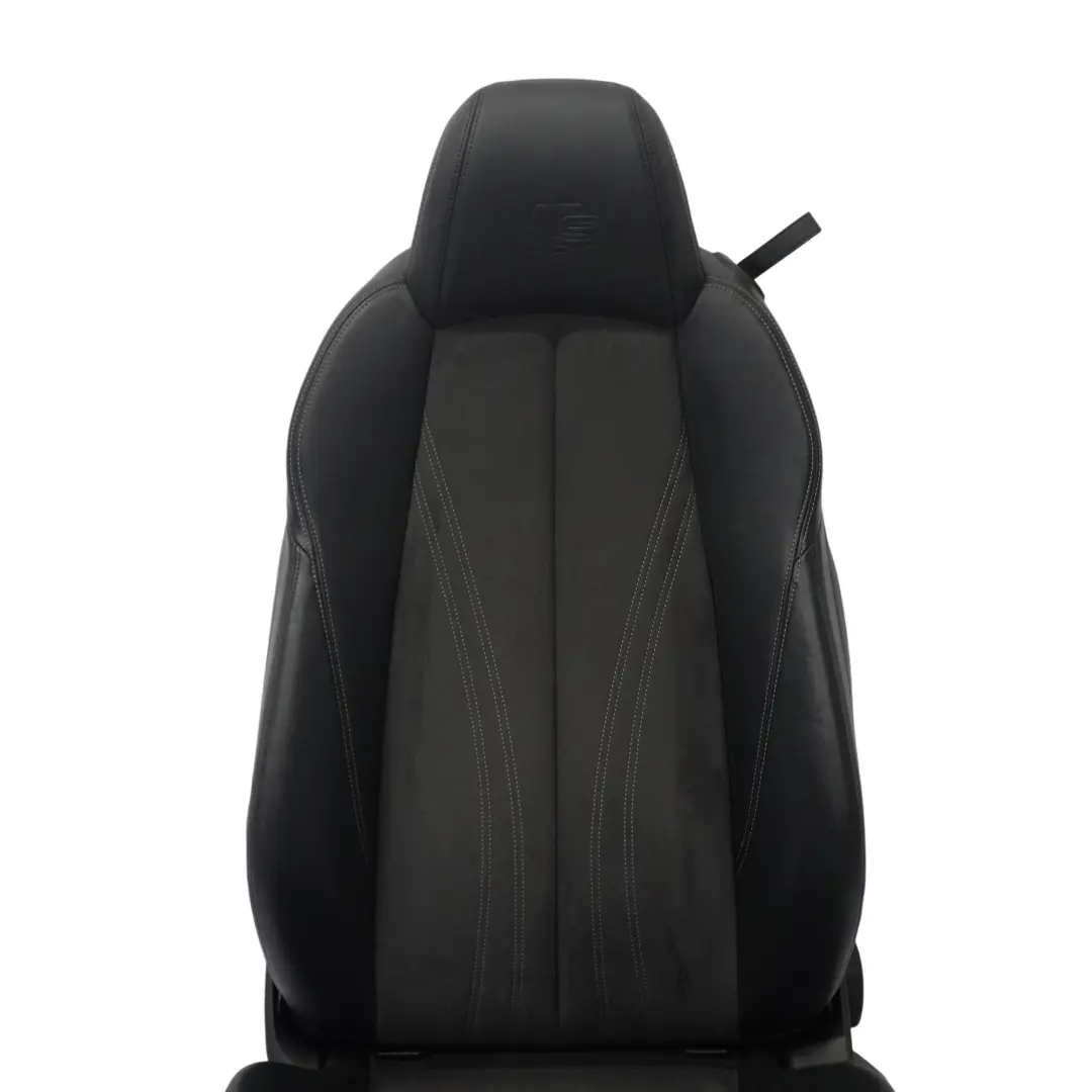 Audi TT 8S Coupé Siège Sport Avant Gauche S-Line Cuir Alcantara Noir Gris - SKU 8S8881805AB-1 - Numéro de pièce 8S8881805AB