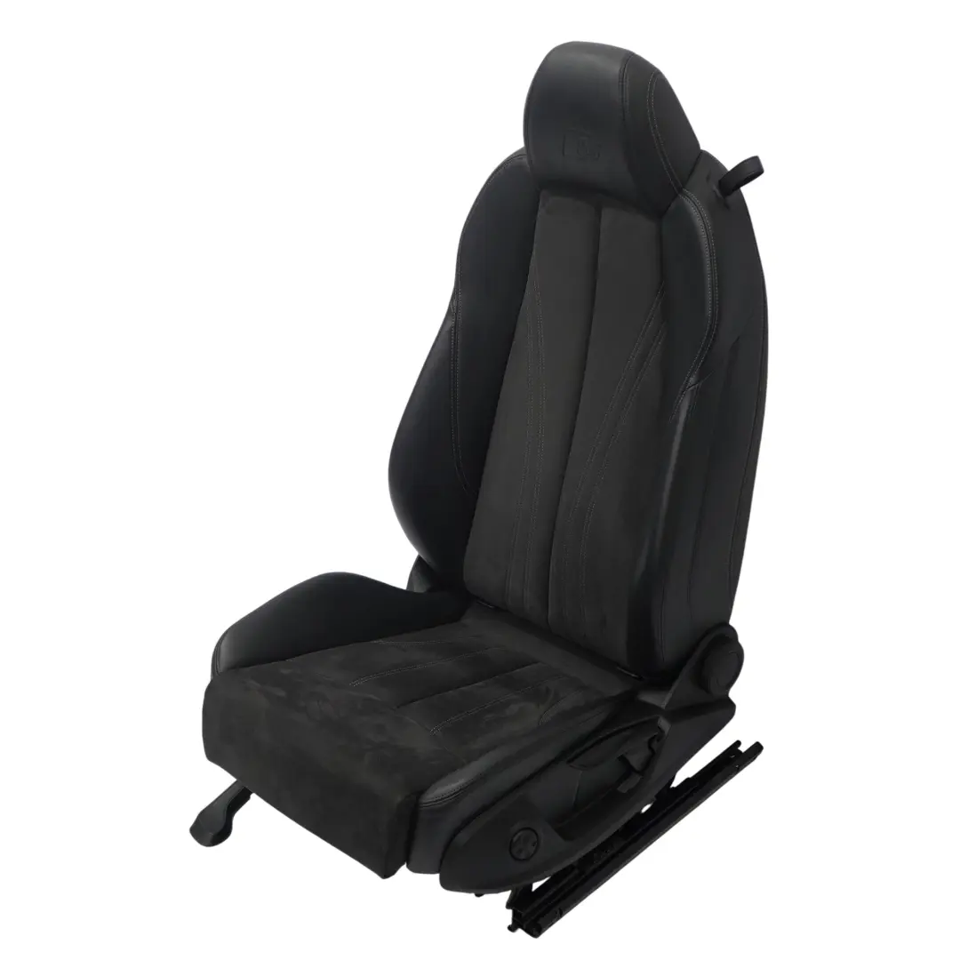 Audi TT 8S Coupé Siège Sport Avant Gauche S-Line Cuir Alcantara Noir Gris - SKU 8S8881805AB-1 - Numéro de pièce 8S8881805AB