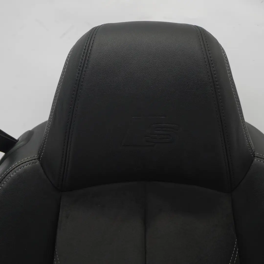 Audi TT 8S Coupe Sportsitze Vorne Rechts S-Line Leder Alcantara Schwarz Grau - SKU 8S8881806AB-1 - Teilenummer 8S8881806AB