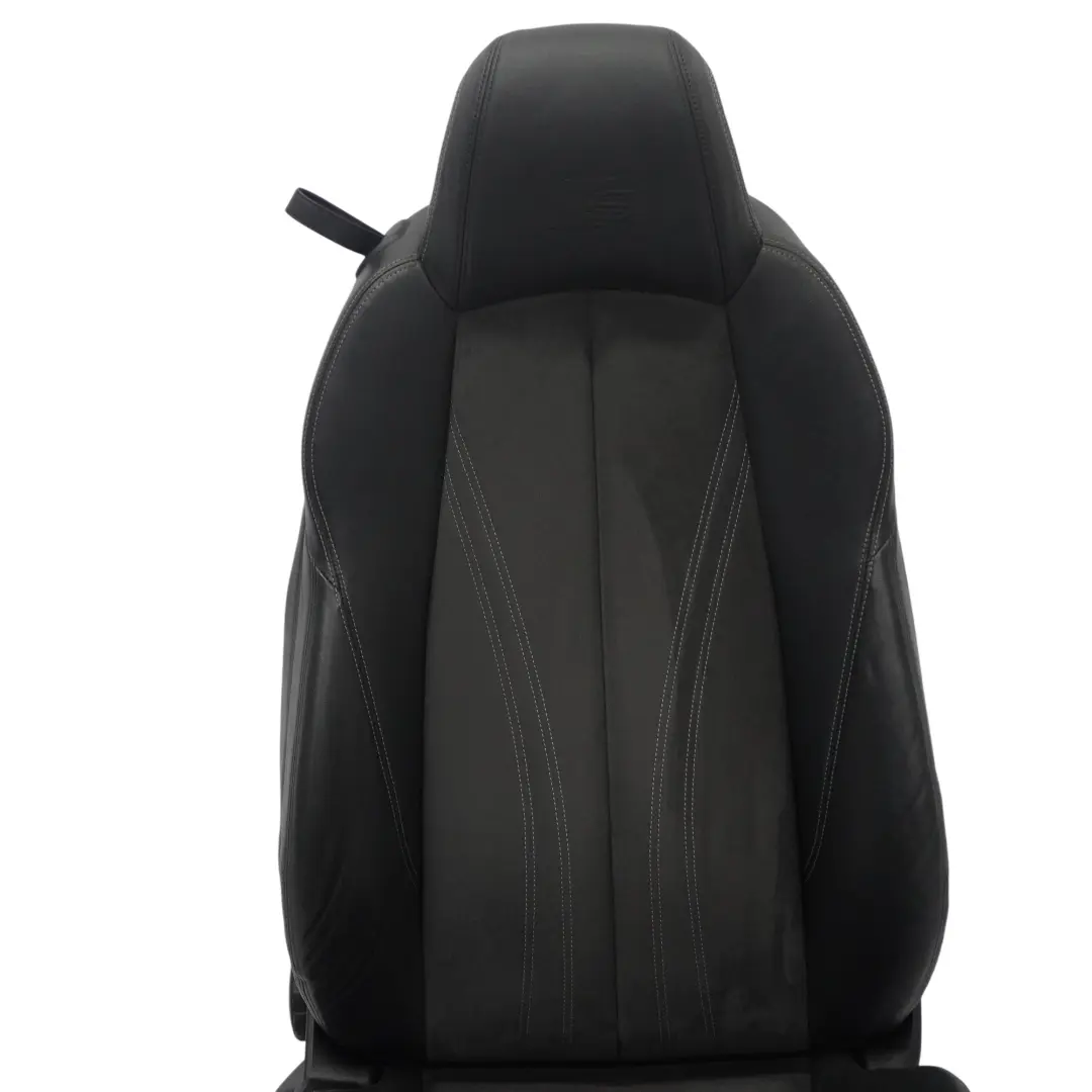 Audi TT 8S Coupé Siège Sport Avant Droit S-Line Cuir Alcantara Noir Gris - SKU 8S8881806AB-1 - Numéro de pièce 8S8881806AB