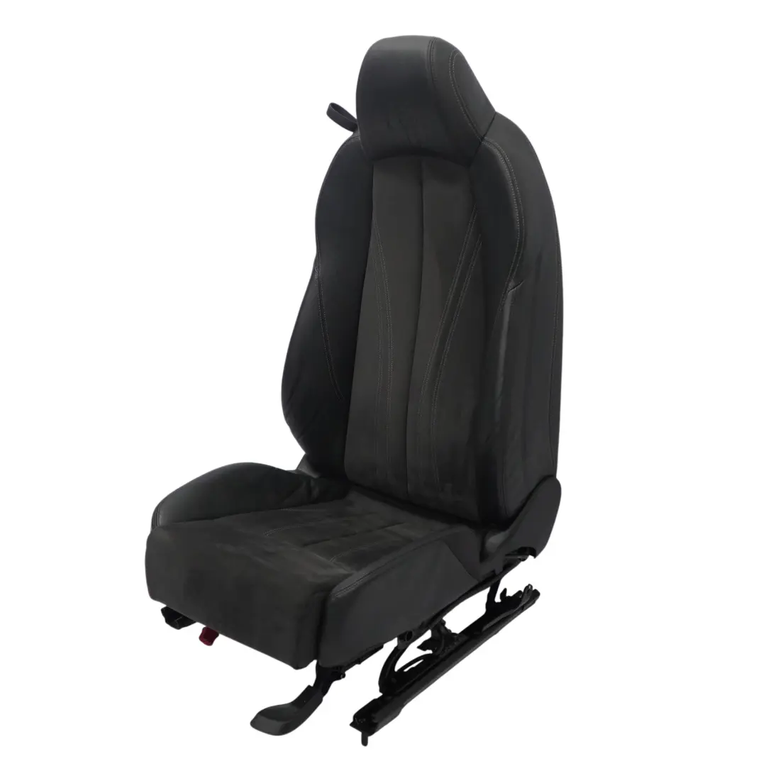 Audi TT 8S Coupé Siège Sport Avant Droit S-Line Cuir Alcantara Noir Gris - SKU 8S8881806AB-1 - Numéro de pièce 8S8881806AB