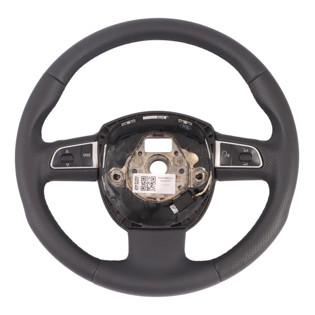 NUOVO in Pelle Nera Multifunzione per Volante Audi A4 B8 A5 8T con numero di parte 8T0419091A Volante Audi A4 B8 A5 8T NUOVO in Pelle Nera Multifunzione - SKU 8T0419091A-1 - Numero di parte 8T0419091A