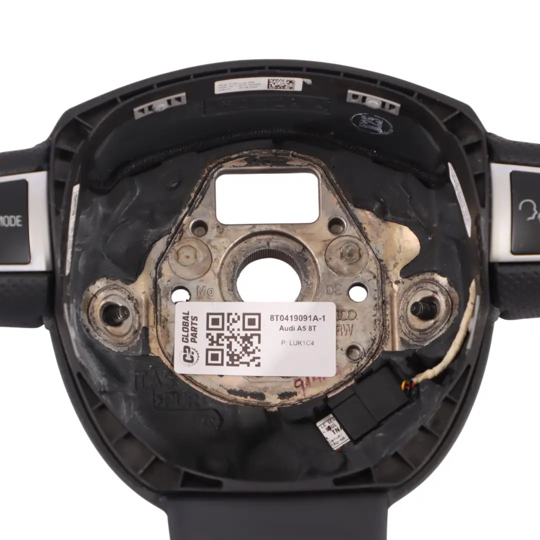  Lenkrad Audi A4 B8 A5 8T NEU Schwarz Leder Multifunktion - SKU 8T0419091A-1 - Teilenummer 8T0419091A