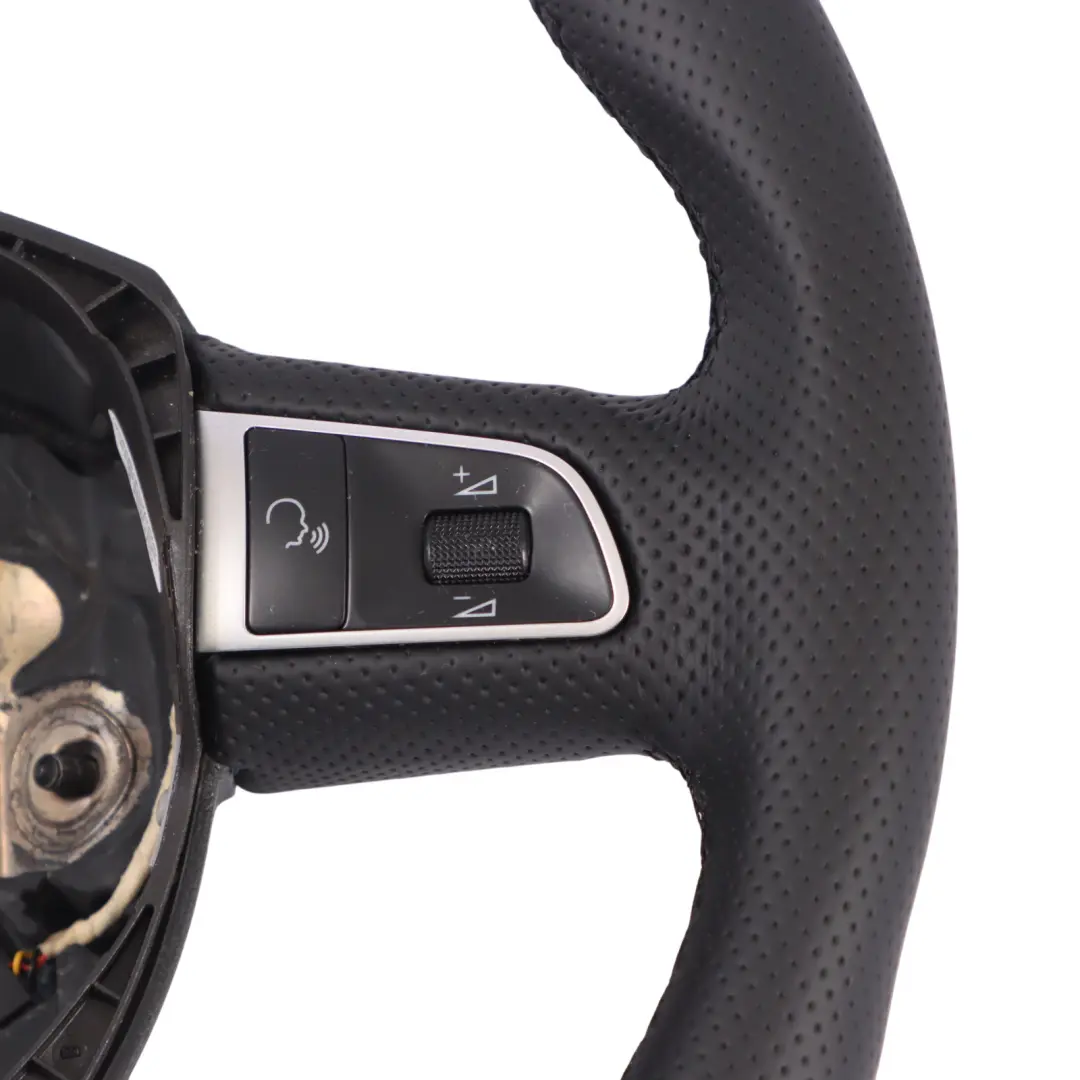 NUOVO in Pelle Nera Multifunzione per Volante Audi A4 B8 A5 8T con numero di parte 8T0419091A Volante Audi A4 B8 A5 8T NUOVO in Pelle Nera Multifunzione - SKU 8T0419091A-1 - Numero di parte 8T0419091A