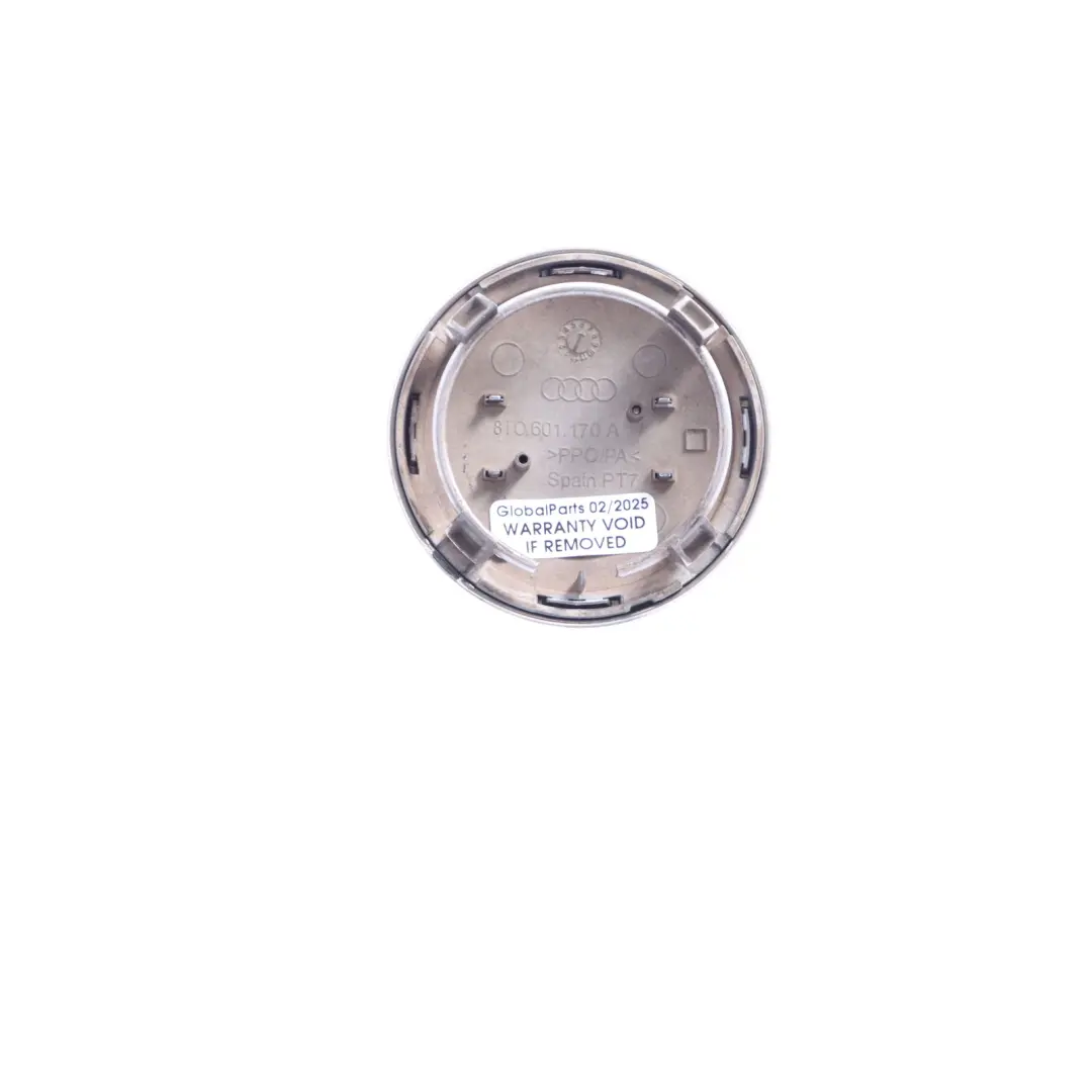 Centre Aloy Wheel Trim Cover Cap Silver to Audi A7 4G with Part number 8T0601170A Audi A7 4G Centre Aloy Wheel Trim Cover Cap Silver - SKU 8T0601170A - Part number 8T0601170A