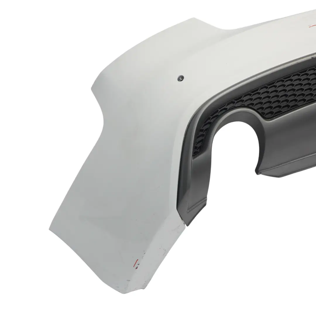 Audi A5 8T Rear Bumper Trim Panel Covering Glacier White Pearl - S9R - SKU 8T0807067D-MGW1 - Part number 8T0807067D