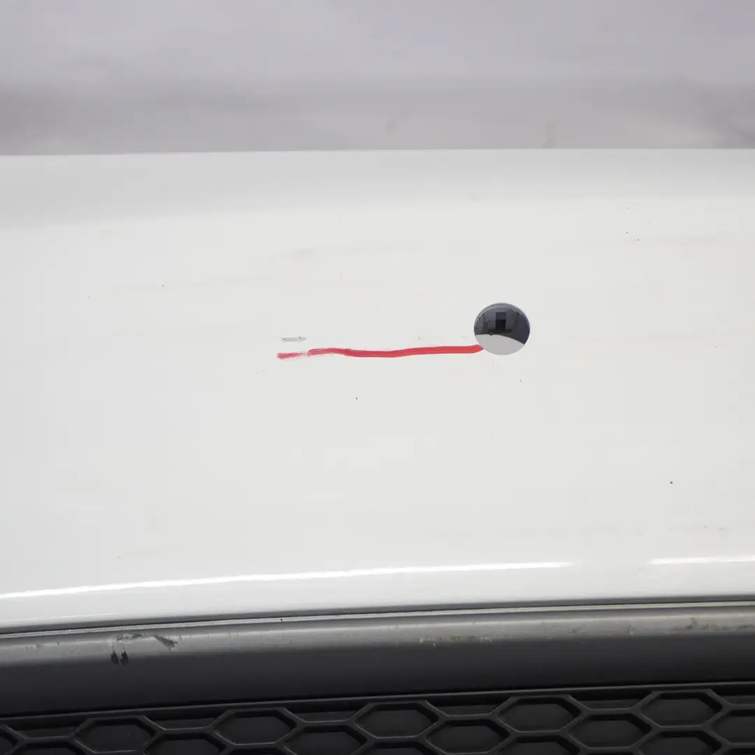 Audi A5 8T Rear Bumper Trim Panel Covering Glacier White Pearl - S9R - SKU 8T0807067D-MGW1 - Part number 8T0807067D