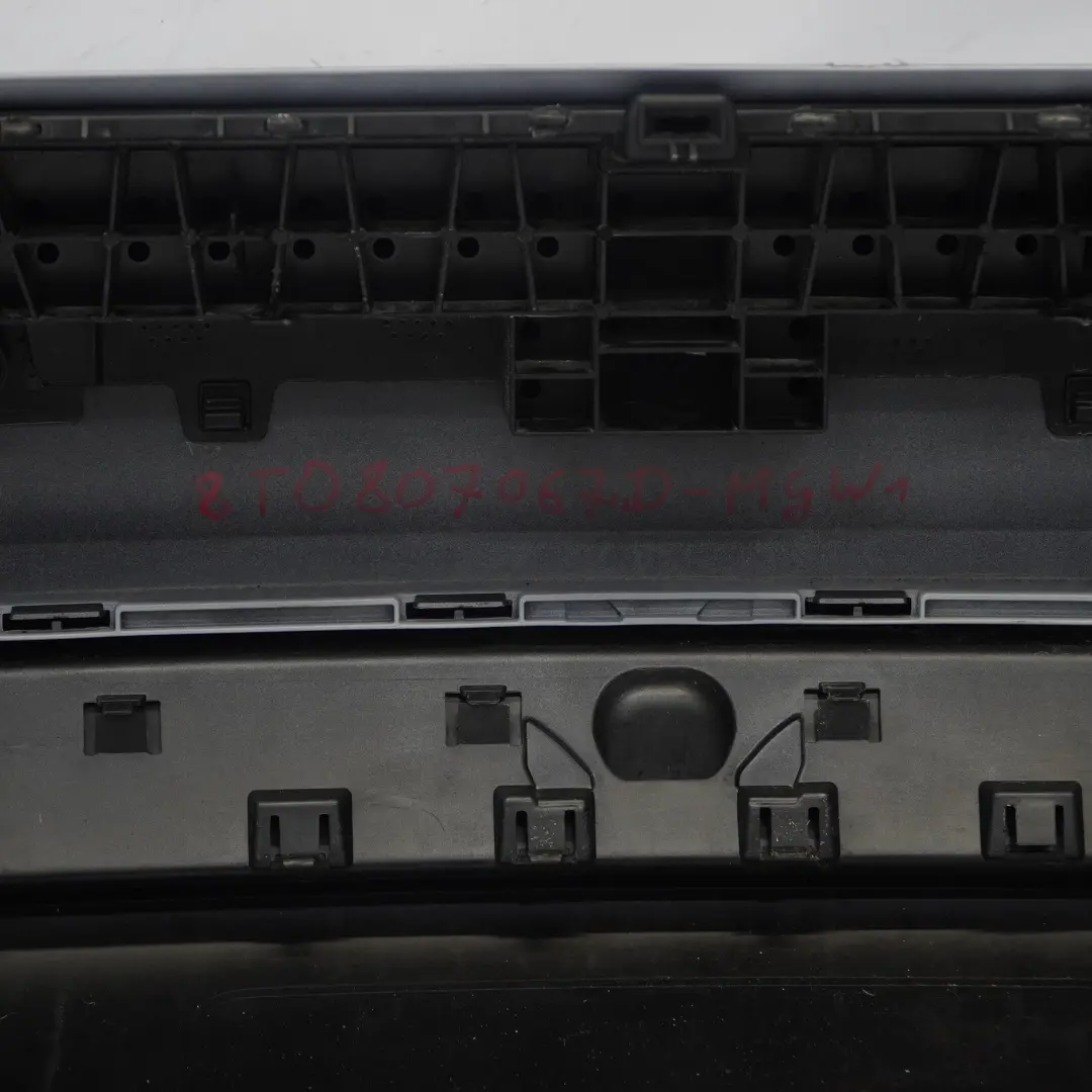 Audi A5 8T Rear Bumper Trim Panel Covering Glacier White Pearl - S9R - SKU 8T0807067D-MGW1 - Part number 8T0807067D